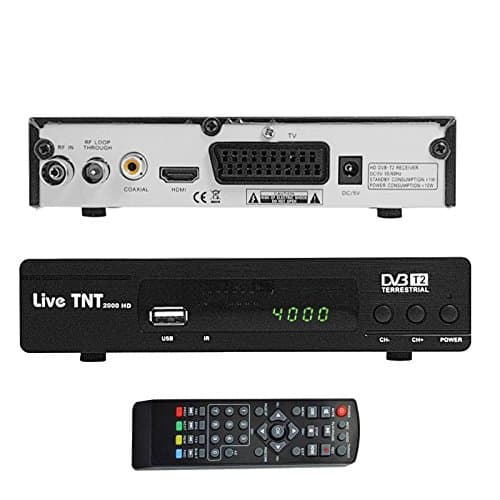 2000 DVB-T2 TNT HD Terrestrial Demodulator and Decoder Receiver