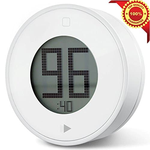 Deercy Digital Kitchen Timer, Big Digits, Magnet Backing, Simple and Easy-to-Use Timer for Cooking, Baking, Classroom, Gym(White)