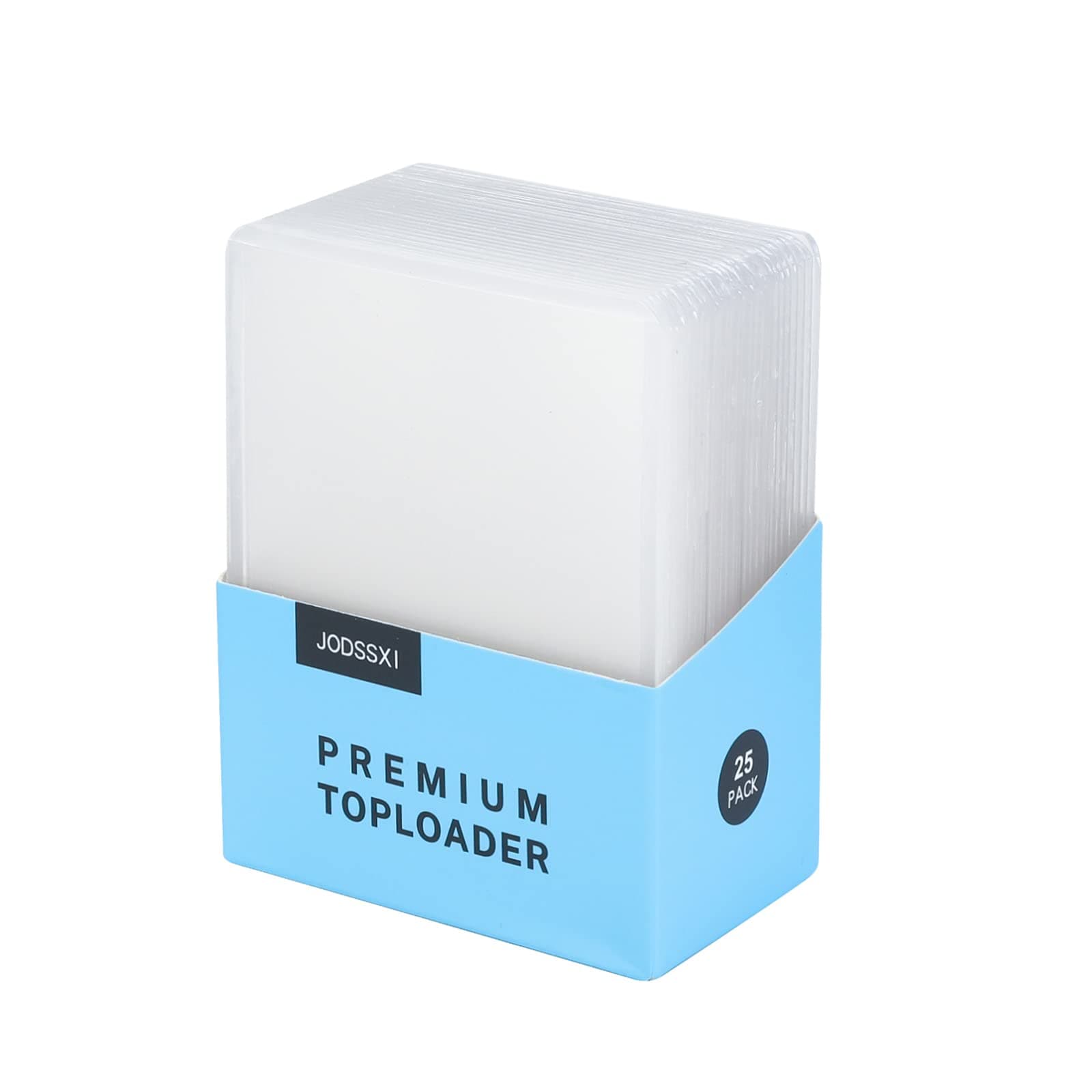 25 Pcs Super Clear Regular Toploaders - Standard Card Slightly Flexible 35pt Top Loaders - Premium Hard Plastic Protectors for MTG & YUGIOH Cards