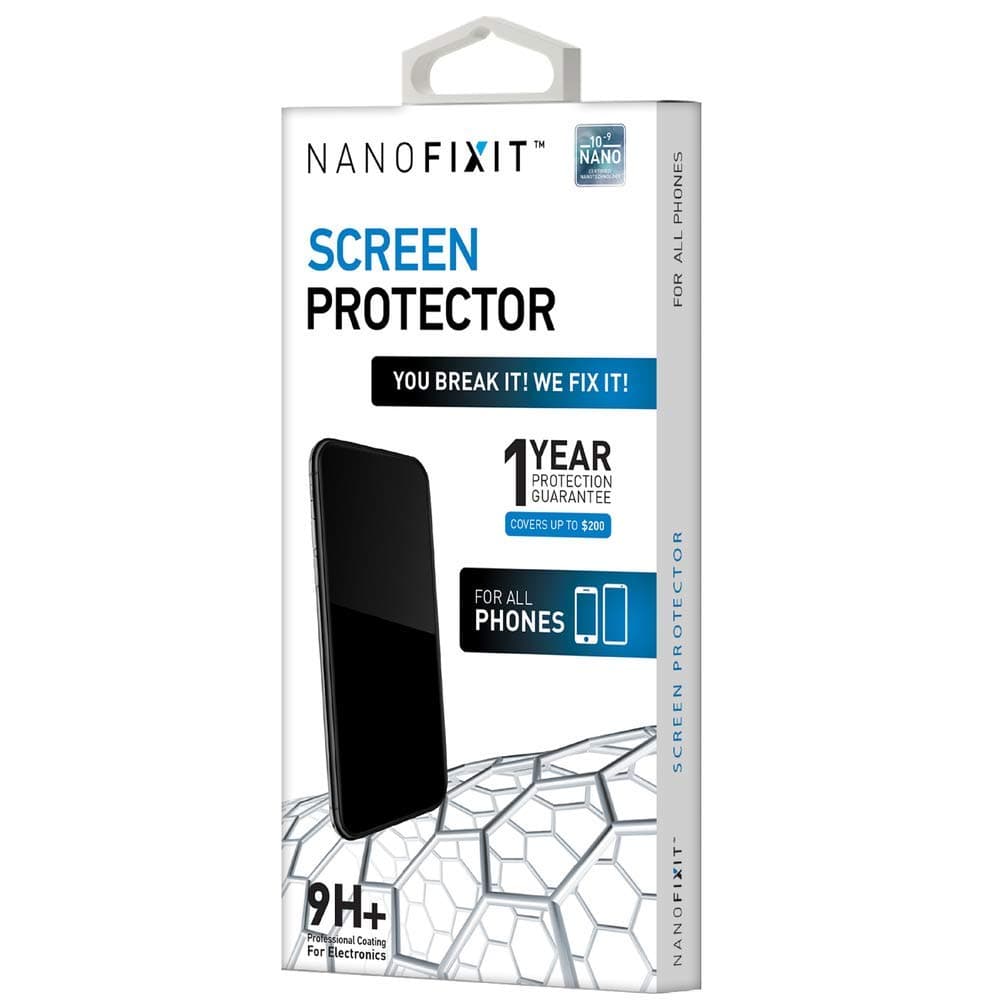 Extra Liquid Screen Protector for All Phones (Android/Universal/iPhone) with $200 Screen Replacement Guarantee