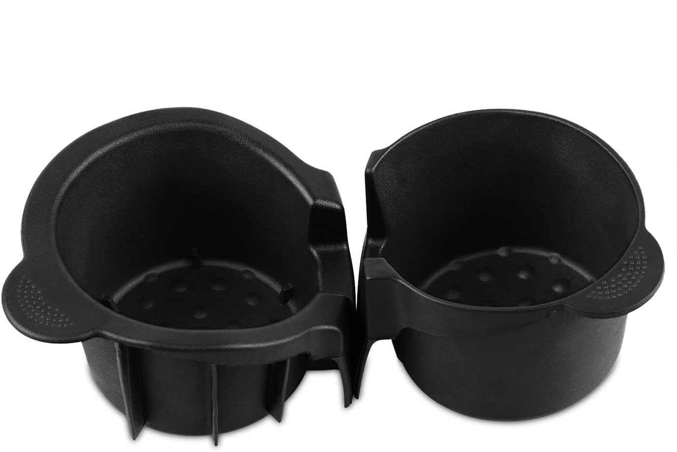 Cup Holder Center Console Inserts Fits for 2002-2008 Ford Focus Part # Driver -3S4Z-5413562-AAA and Passenger-2S4Z-5413562-BAG Cup Holder Rubber Liner