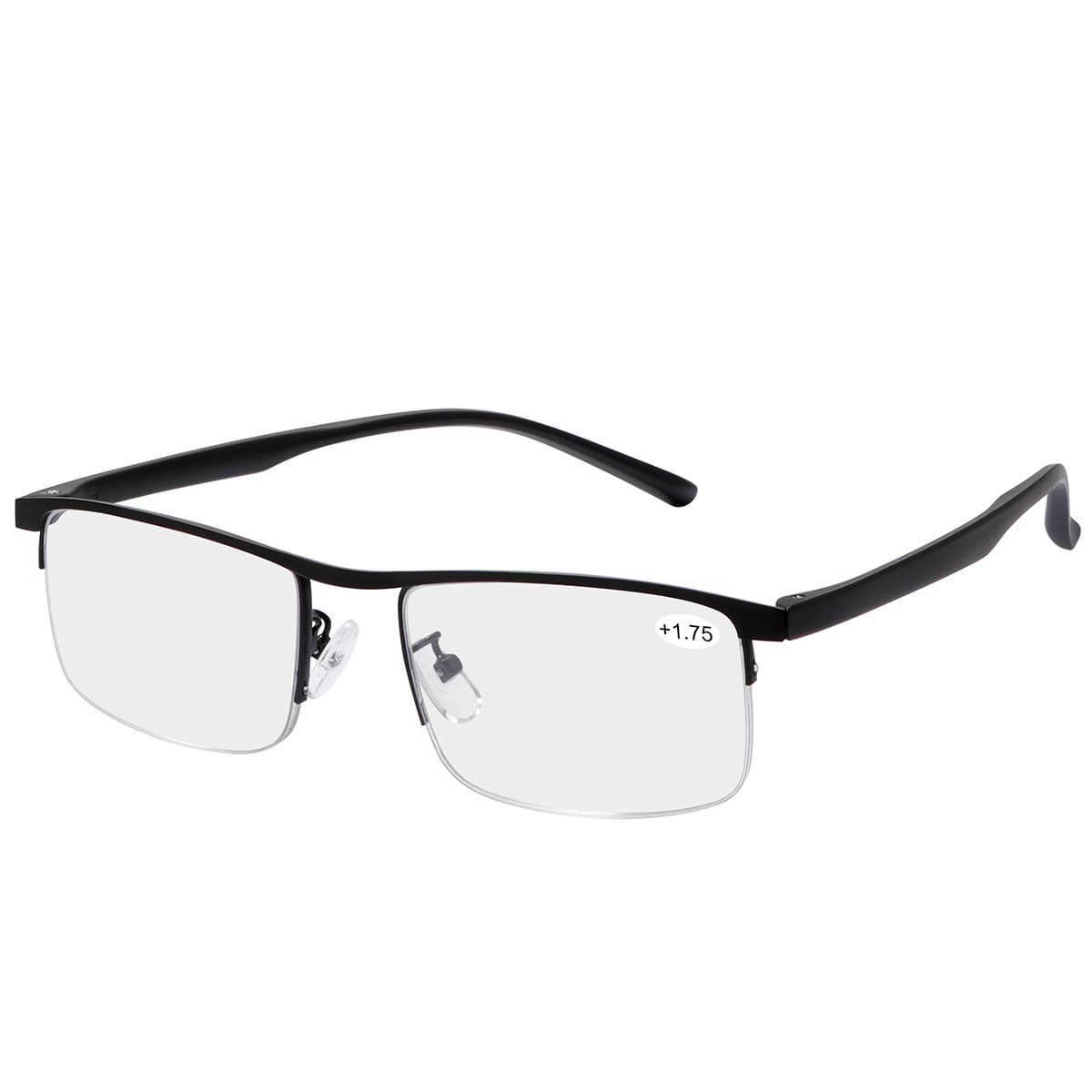 Progressive Multifocus Computer Reading Glasses Blue Light Blocking Titanium Alloy Bendable Multifocal Readers Multi Focus No Line Eyeglasses Eyewear Anti Glare Eye Strain Ultralight for Men and Women