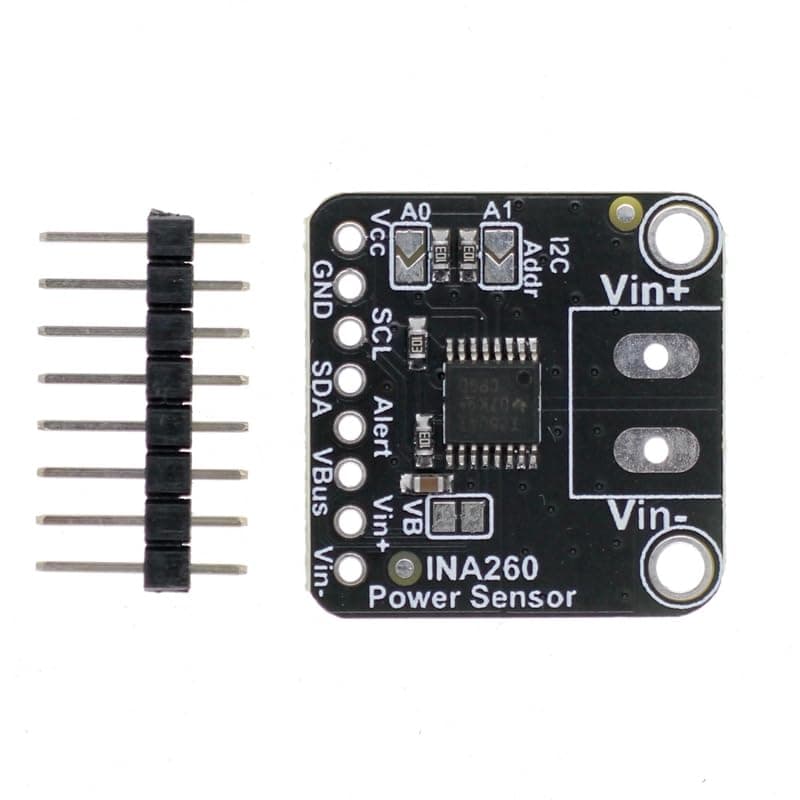 INA260 Voltage Current Module, DC 3.0V-36V High & Low Side Current Voltage Power Sensor Module Current Power Supply Sensor