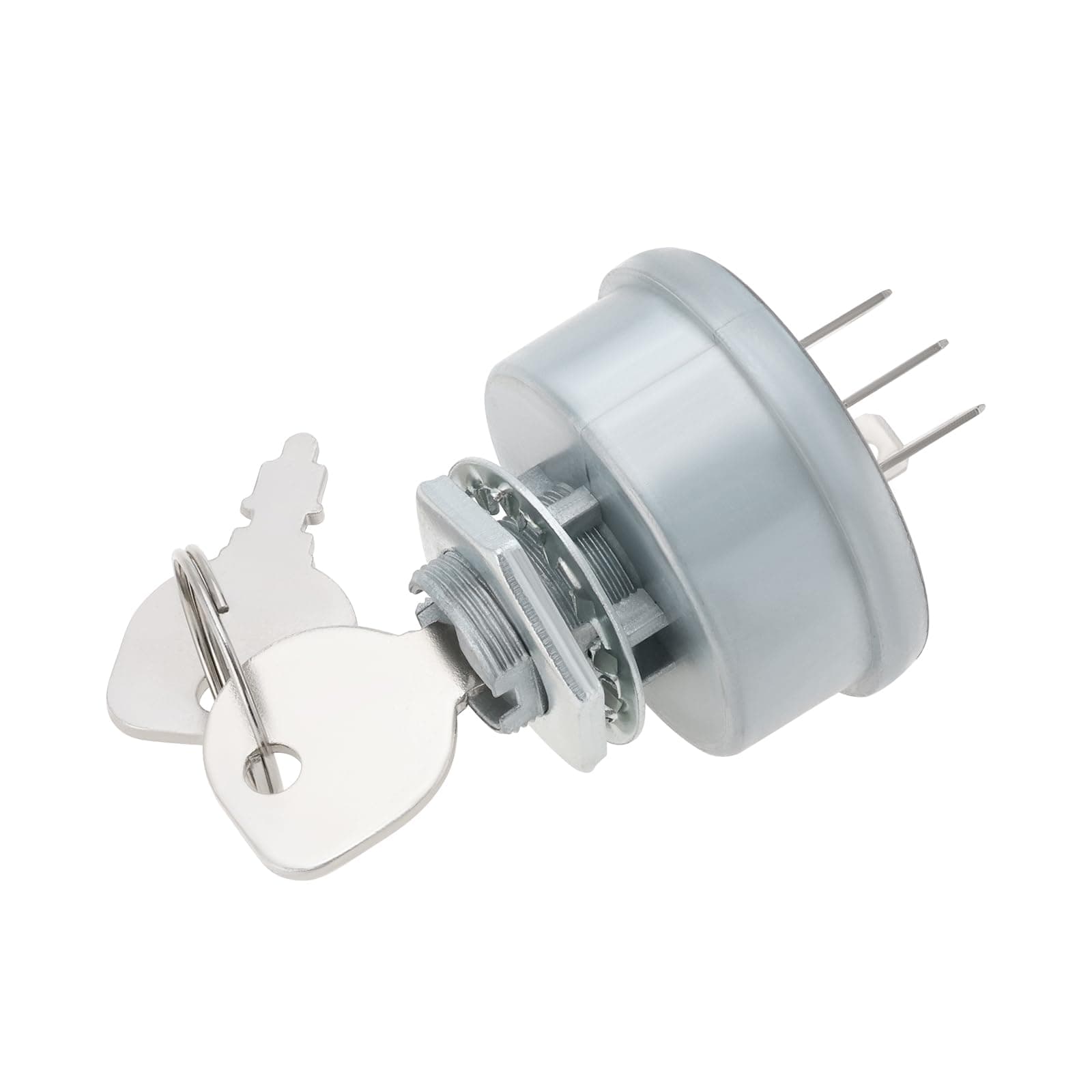 EMSea 1 x Lawn Mower Ignition Switch with Keys Replacement Parts Compatible with Countax 44812900 Compatible with Westwood 2703 Compatible with Husqvarna 539101770 Compatible with MTD