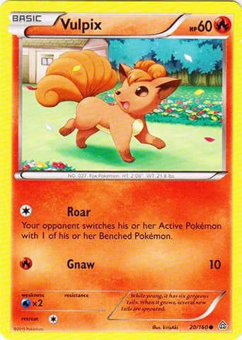 Pokemon - Vulpix (20/160) - XY Primal Clash
