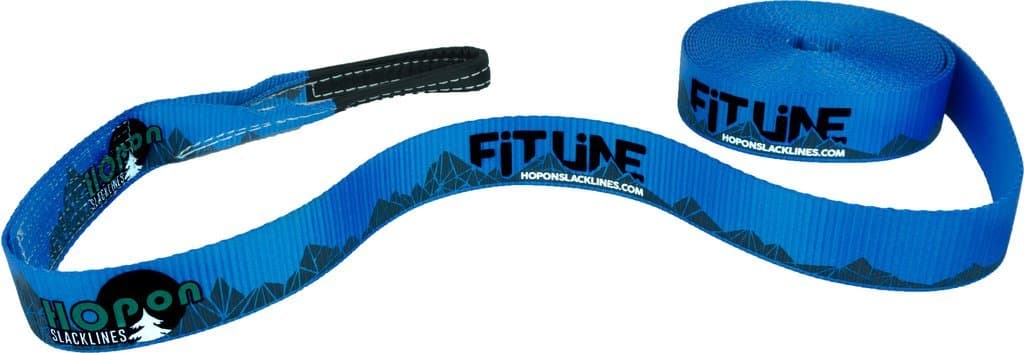 Extra Long 85ft Slackline Kit for Beginners & Adults - Blue Longline - Includes 2x Tree Wraps, Safety-Lock Ratchets, Carry Bag, Instruction Manual & Video Setup Link - Thick Dynamic Webbing