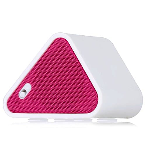 Bluetooth Speakers, Mini Portable Wireless Bluetooth Speaker - White and Red