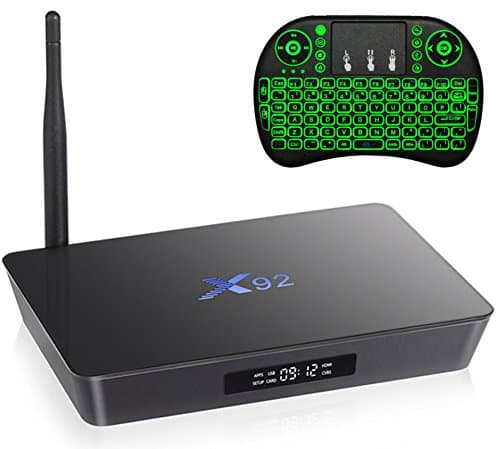 GM X92 Pro 3G/32G Android Smart TV Box Amlogic S912 Octa-Core CPU 3GB RAM 32GB EMMC Flash Android 6.0 4K UHD Dual Band WiFi 2.4/5.8G Bluetooth 4.0 (Free Backlit Air Mouse)