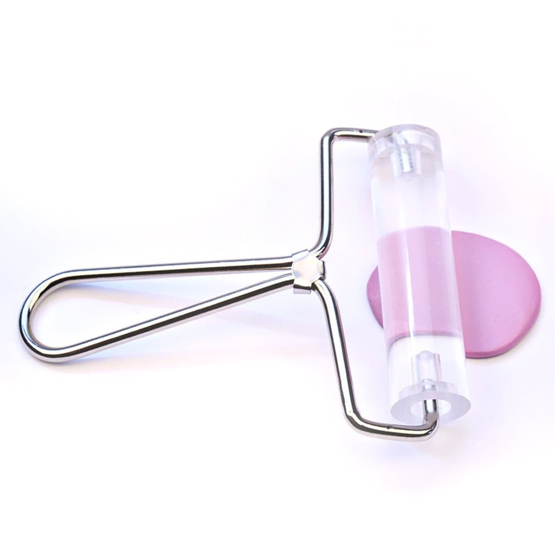 Acrylic Clay Roller,Durable Transparent Rolling Pin Polymer Clay Stamping Tool Roller Brayer Pasta Roller (Large)