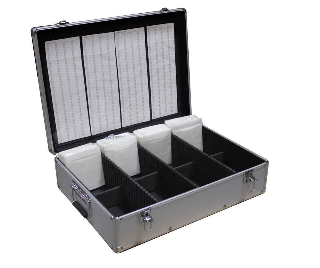 New MegaDisc 1000 CD DVD Silver Large Media Storage Case Mess-Free Holder Box with Sleeves without hanger