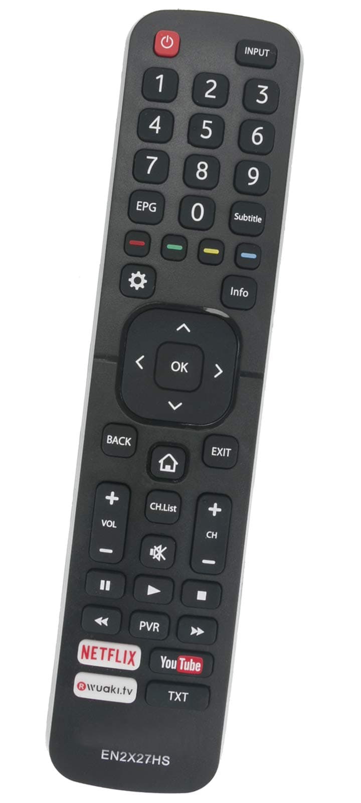 ALLIMITYEN2X27HS Remote Control Replace fit for Hisense 4K UHD TV H40M3300 H55M7000 H43N5300UK 65NEC5200 H55N5700 H49MEC3050 HE55K3300 H50M3300 H65N5300 HE40K3300 H55MEC3355 H65M5500
