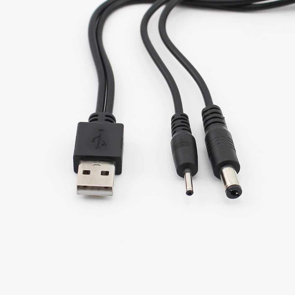 Extra Replacement Wall Charger with Dual Charging Cable for Ipets Petrainer PET998DBB/PET998DB/PETTECH PT0Z1/ TrainPro M86/AT 216 Peston Petspy Dog Training Shock Collar (PET998DBB)