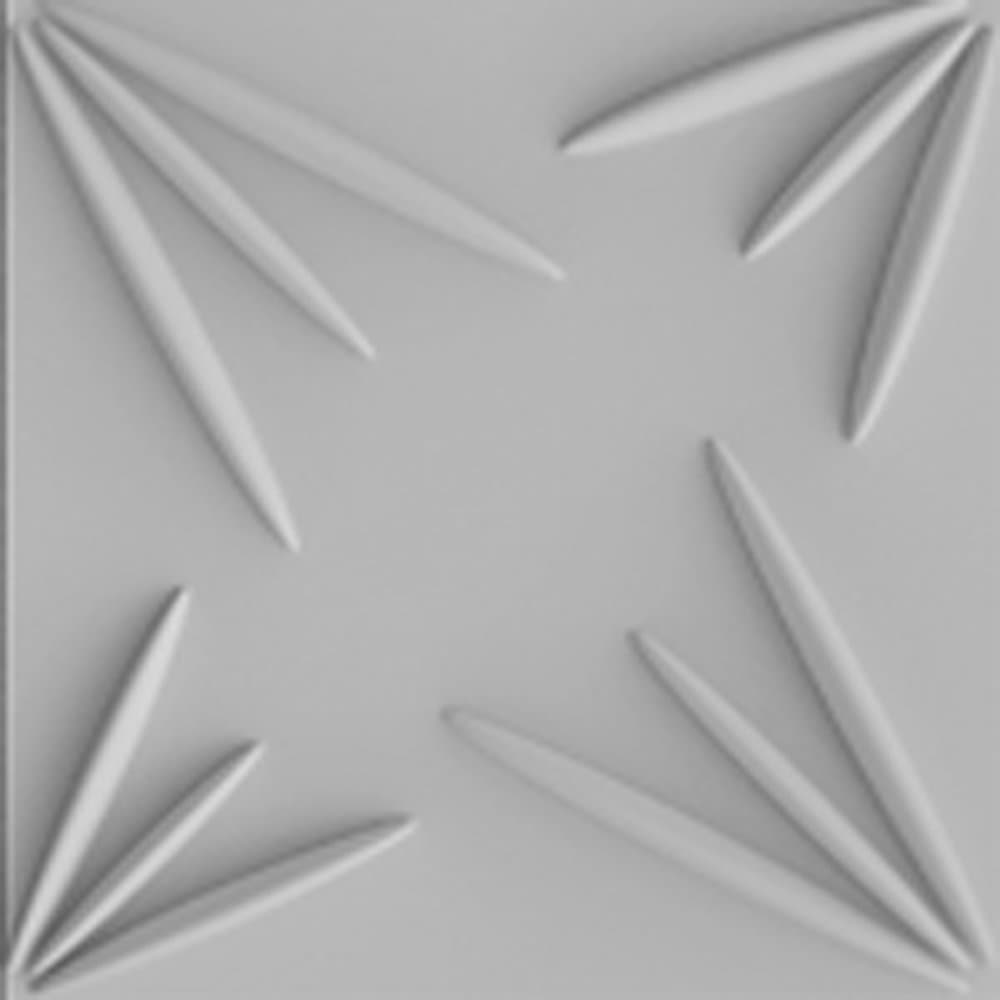 Upscale Designs 02106 27 sq. ft. 3D Glue-On Wall//Ceiling/Wainscoting Panels, Cactus