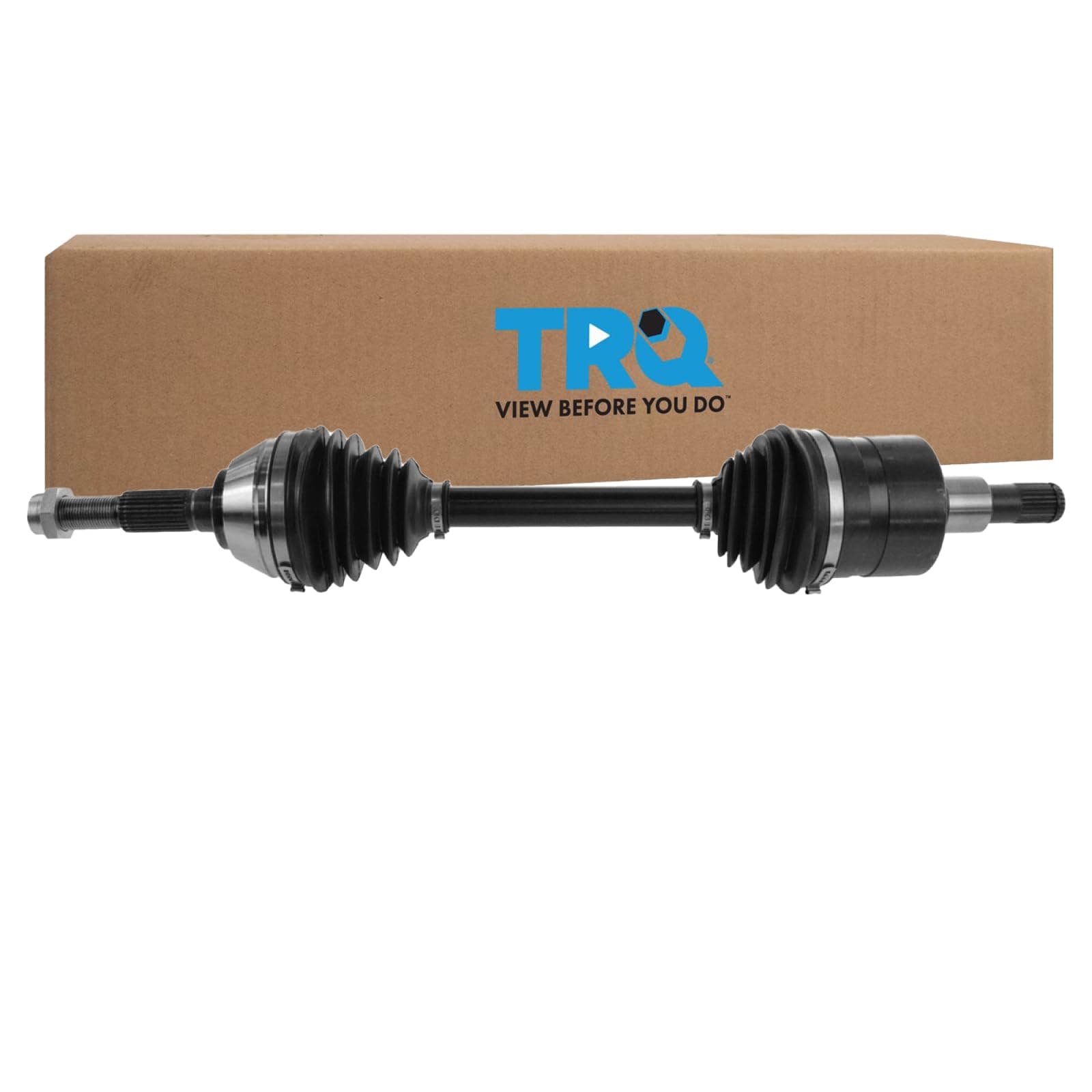 TRQ Front Driver or Passenger Side CV Axle Assembly Compatible with 02-09 Chevrolet Trailblazer 4WD 02-06 Trailblazer EXT 4WD 02-09 GMC Envoy 4WD 02-06 Envoy XL 4WD 04-05 Envoy XUV 4WD