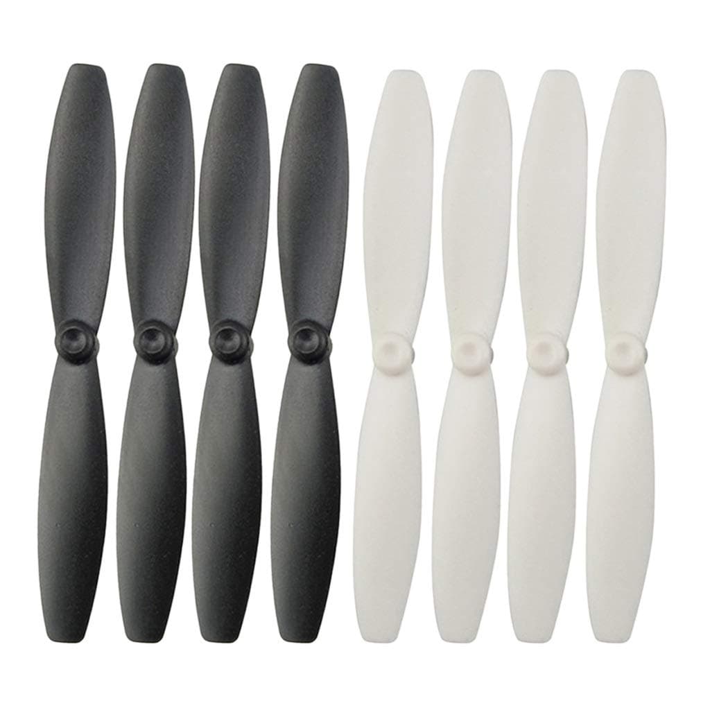 ZEHYDDM Propellers Accessories,Replacement Prop Blades 8pc Plastic Propeller Prop/Fit Parrot Minidrones Mambo Swing RC Racing Drone Replacements Remote Control Toys Parts Accessory