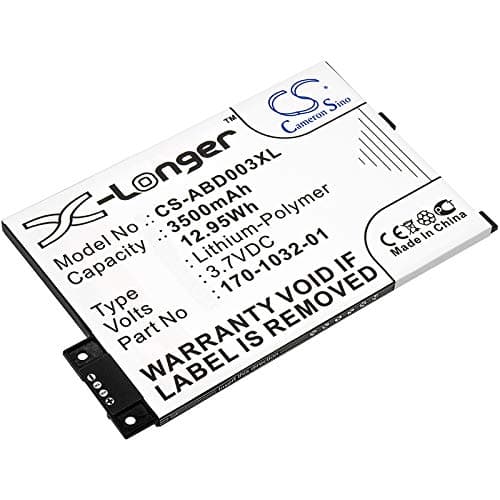 Replacement Battery for A GP-S10-346392-0100 K 3 170-1032-00 170-1032-01 S11GTSF01A K 3G K 3 Wi-fi K Graphite K III