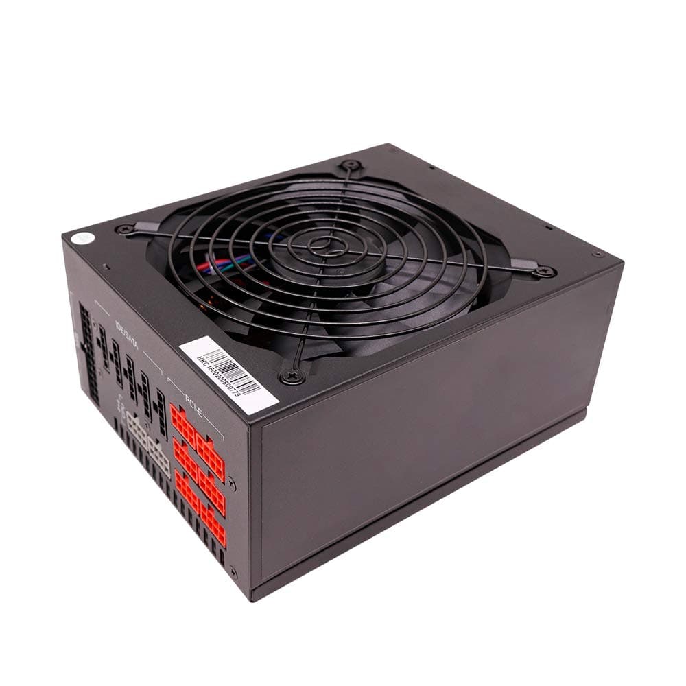 Full Modular ATX 1600W Bitcoin Miner Power Supply Mining 6GPU Graphic Card PSU 80+ Gold Certified Gold for BTC Ethereum Mining(220v)