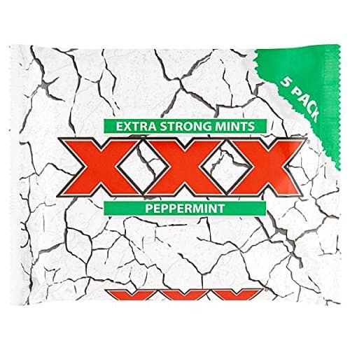 XXX Extra Strong Mints Peppermint 5 Pack 205g (Pack of 12 x 5pk)