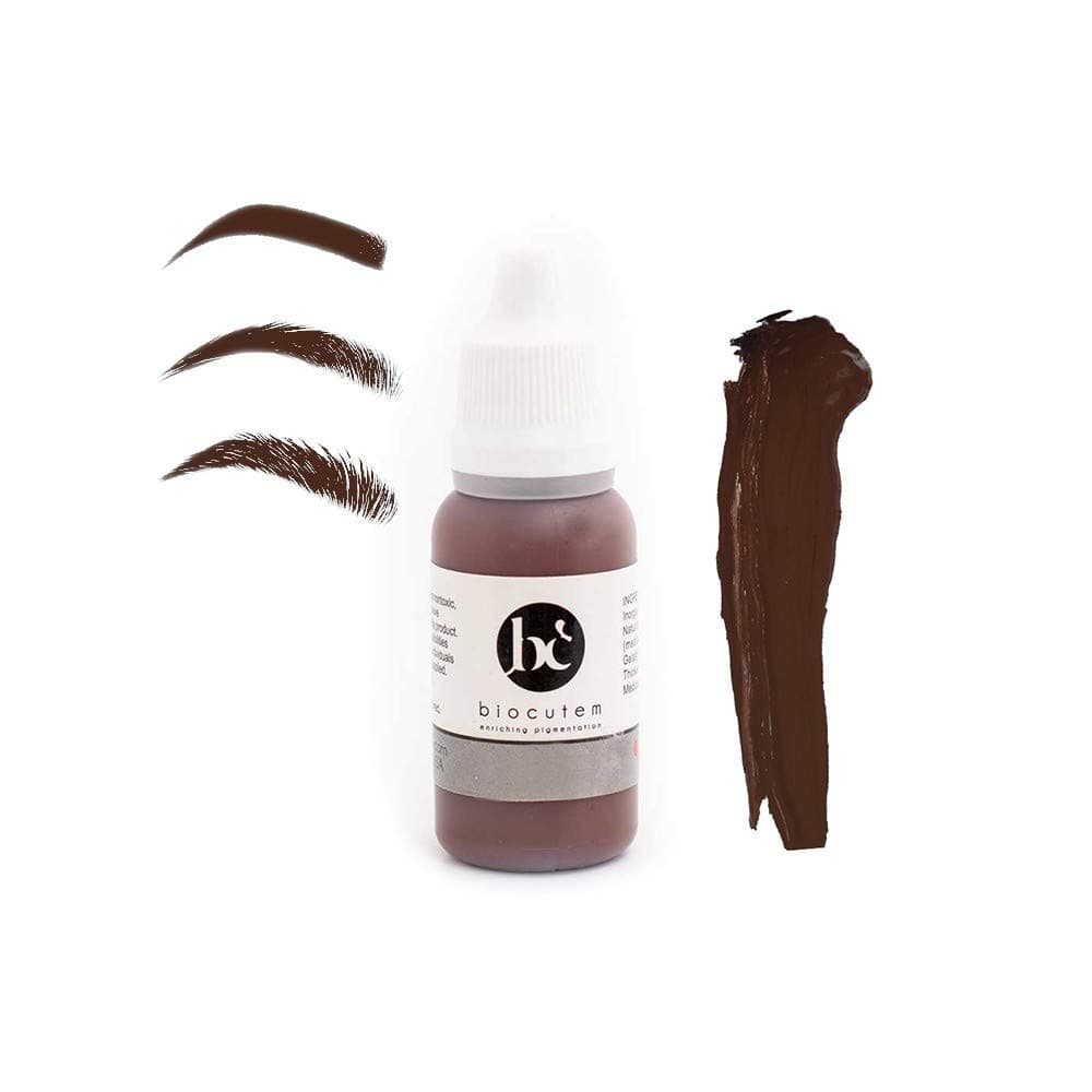 COOPER BROWN by Biocutem 1/2oz Microblading/PERMANENT MAKEUP Eyebrow Pigment, Medical-Grade and Semi-Permanent Makeup Tattoo Ink