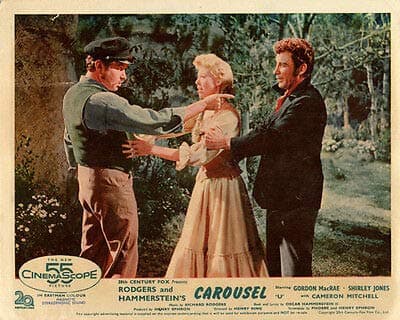 Carousel Original British Lobby Card Barbara RUICK Cameron Mitchell