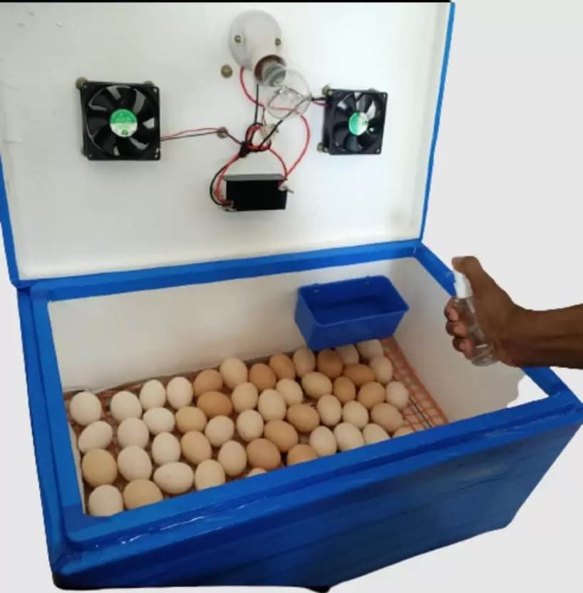 TM&W-semi automatic egg hatching incubator Thermocol Body