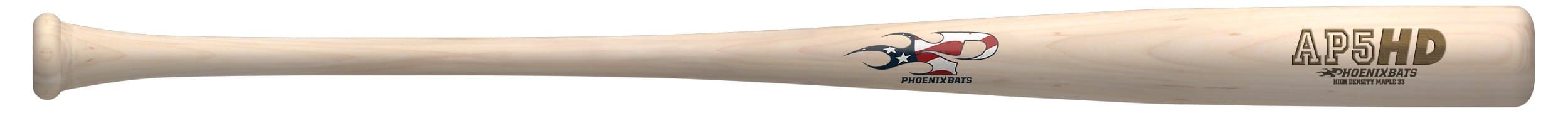 Phoenix Bats AP5 High Density Wood Baseball Bar, 32 Maple