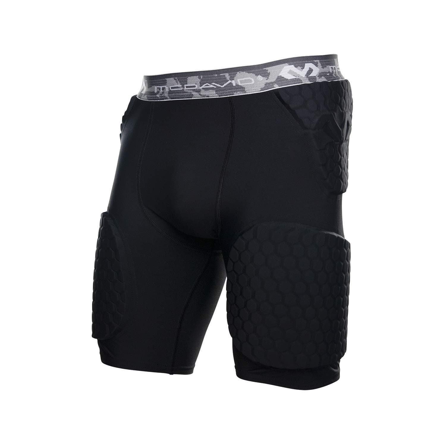 Mcdavid7991 - Padded Compression Shorts Support and Protect HIPS, Tailbone and Thighs, Ideal for Contact Sports (1 Shorts)