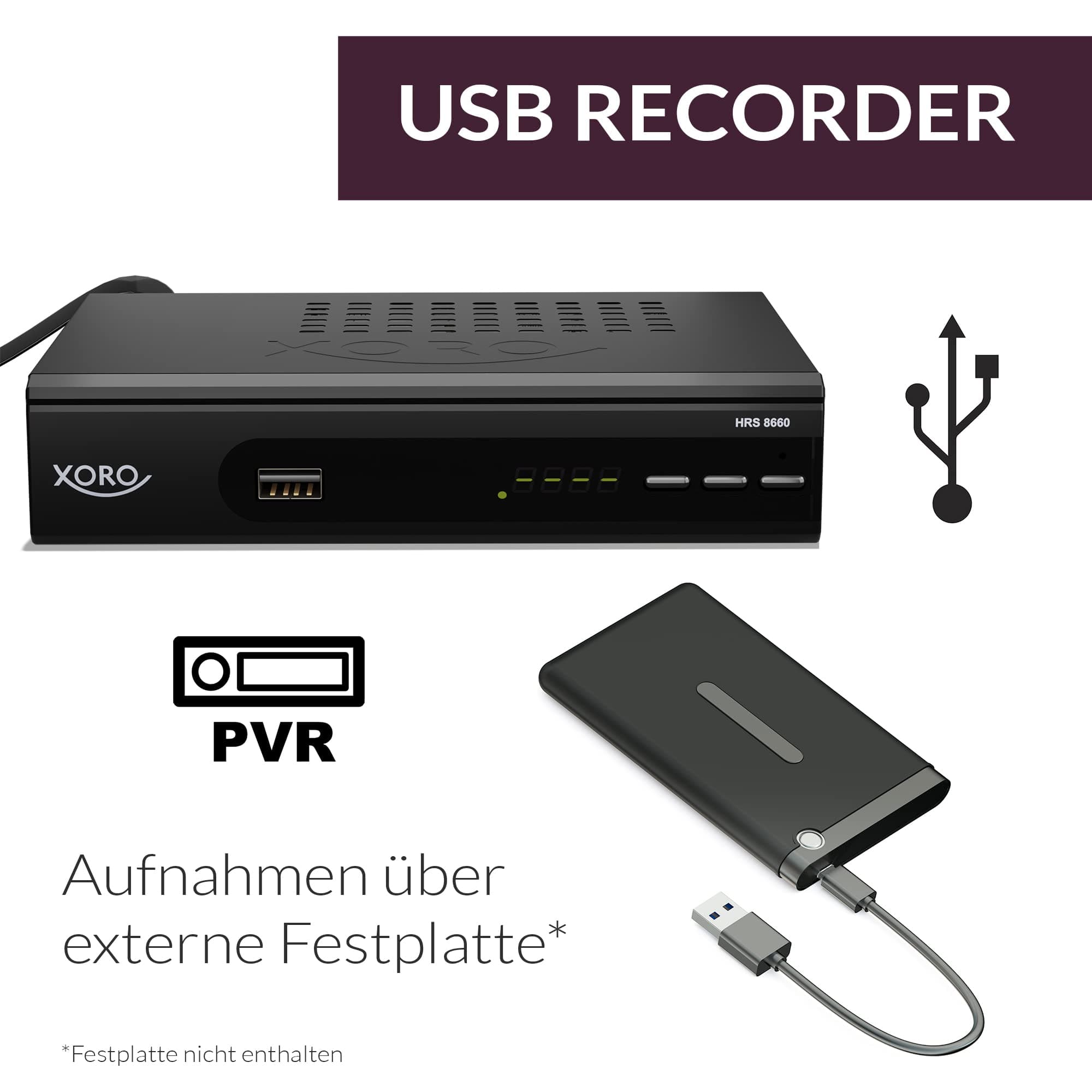 Xoro HRS Digital Satellite Receiver