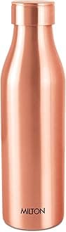 MILTON 960ml Original Copper Water Bottle - 100% Pure Copper Vessel for Drinking, BPA-Free, Leak-Proof, Boosts Immunity, Supports Digestive & Liver Health, Ayurveda Inspired - Charge 1000