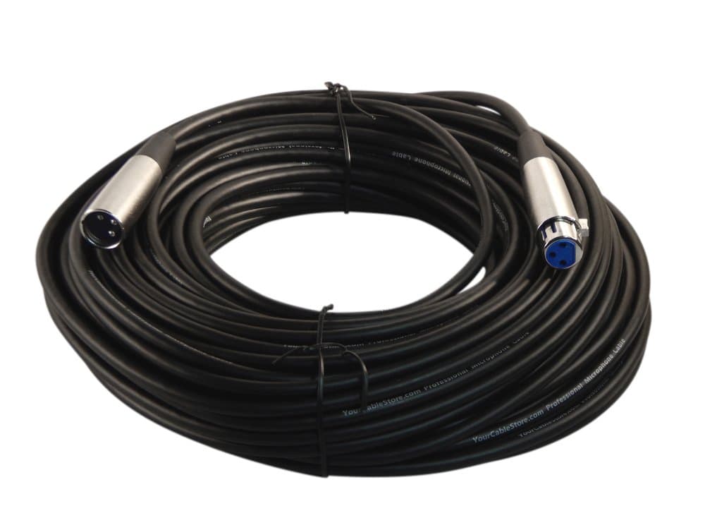 Your Cable Store 100' XLR 3-Pin Microphone Cable 28AWG