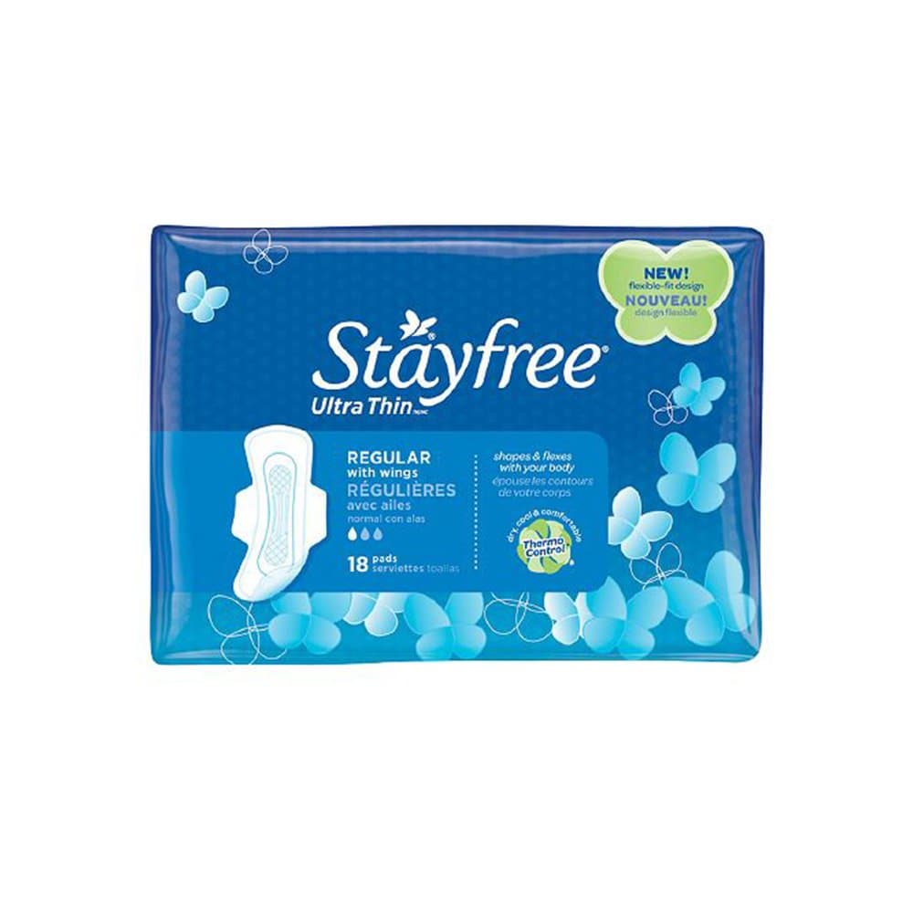 Stayfree Ultra Thin Regular Pads (4 Pack)