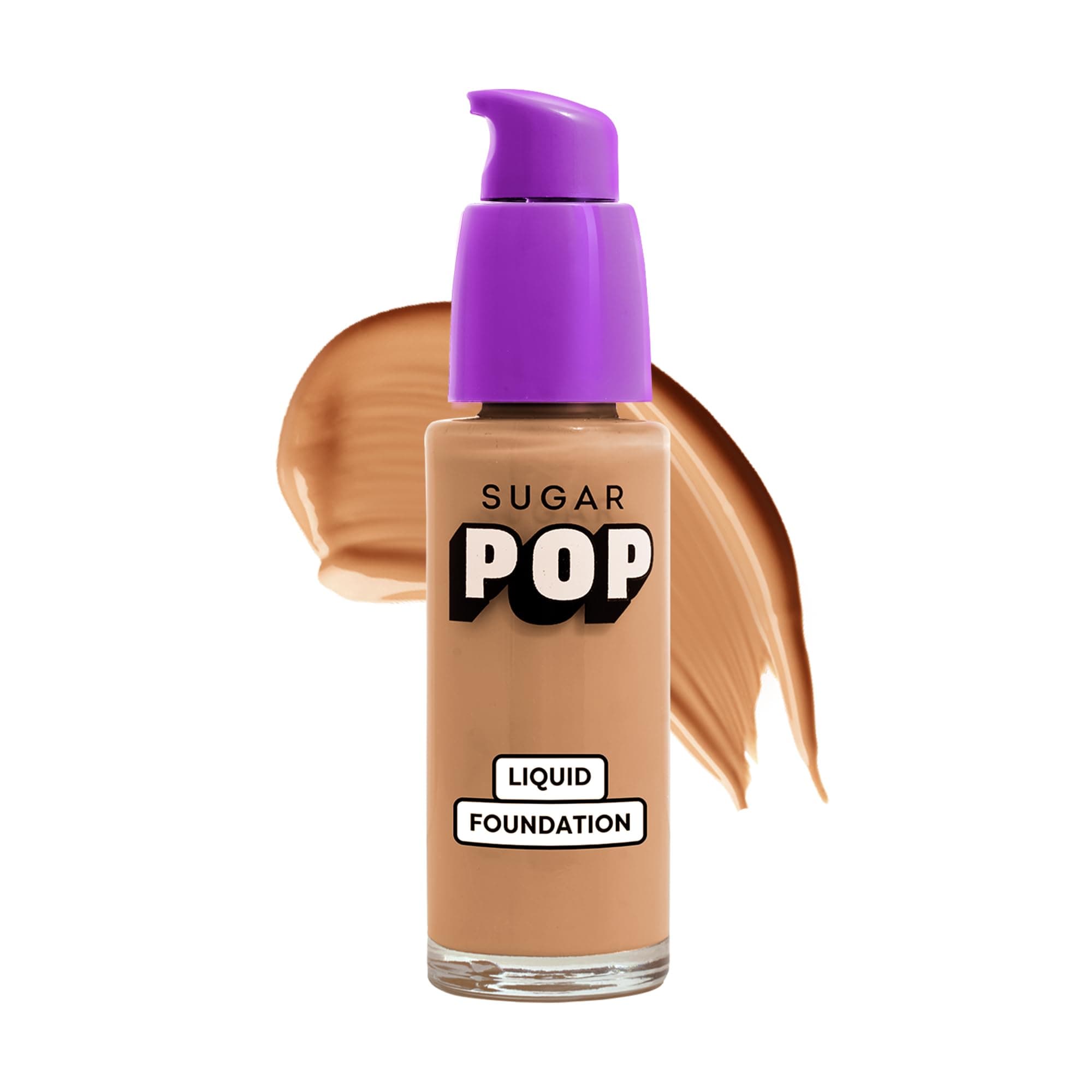 SUGAR POP Liquid Foundation - 05 Fig - 30 ml | Water Resistant | Lasts Upto 10 Hrs | Super Matte | Full Coverage