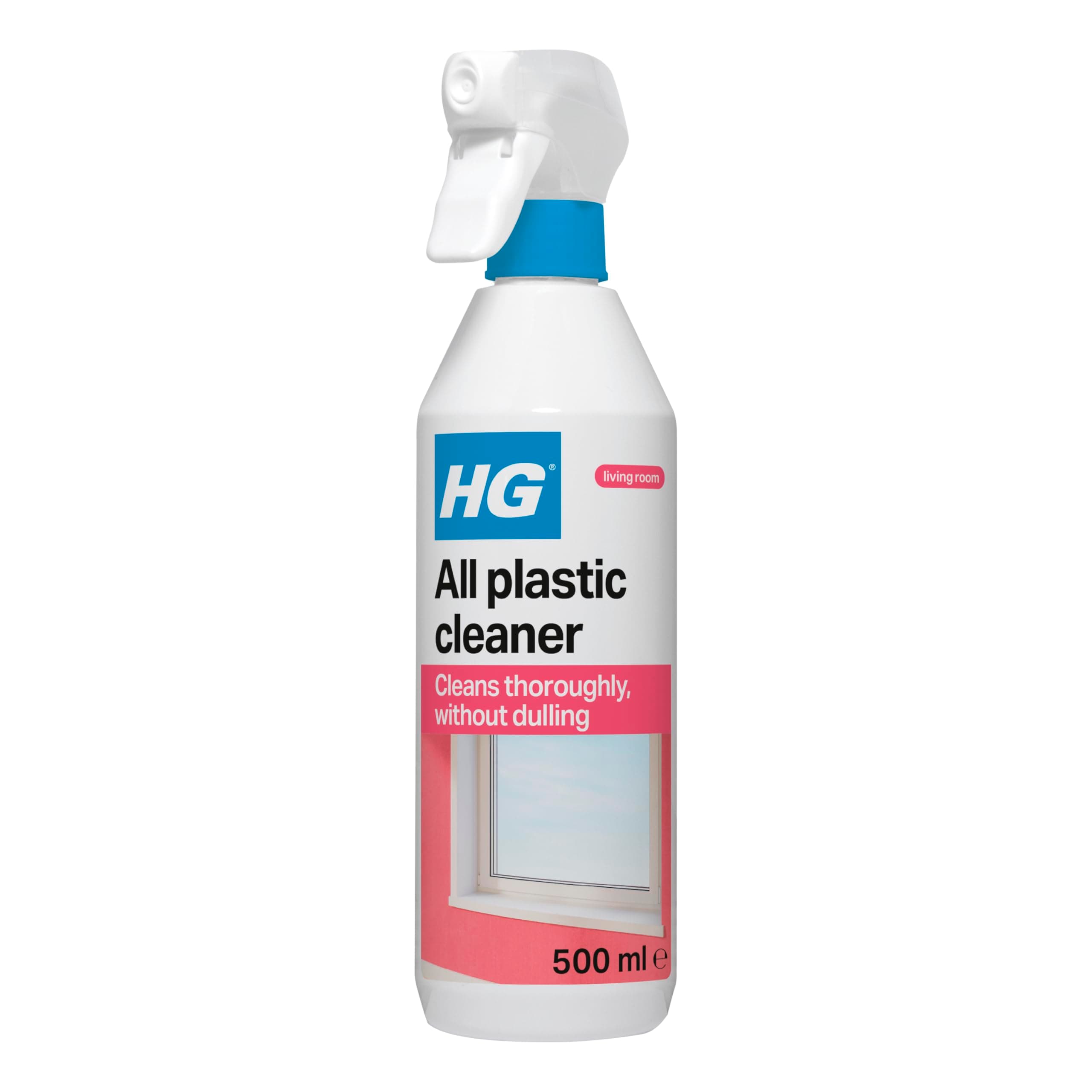 All Plastic Cleaner – Biodegradable Multi-Surface Cleaner for UPVC, Window Frames, Wallpaper, Plexiglass & Painted Areas - 500ml
