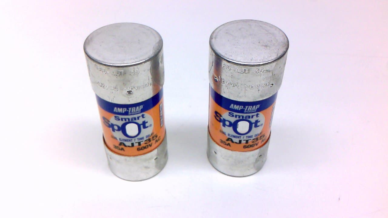 Ferraz Shawmut Ajt35 - Pack Of 2 - Class J, Dual-Element, Time-Delay Ajt35 - Pack Of 2 - Class J