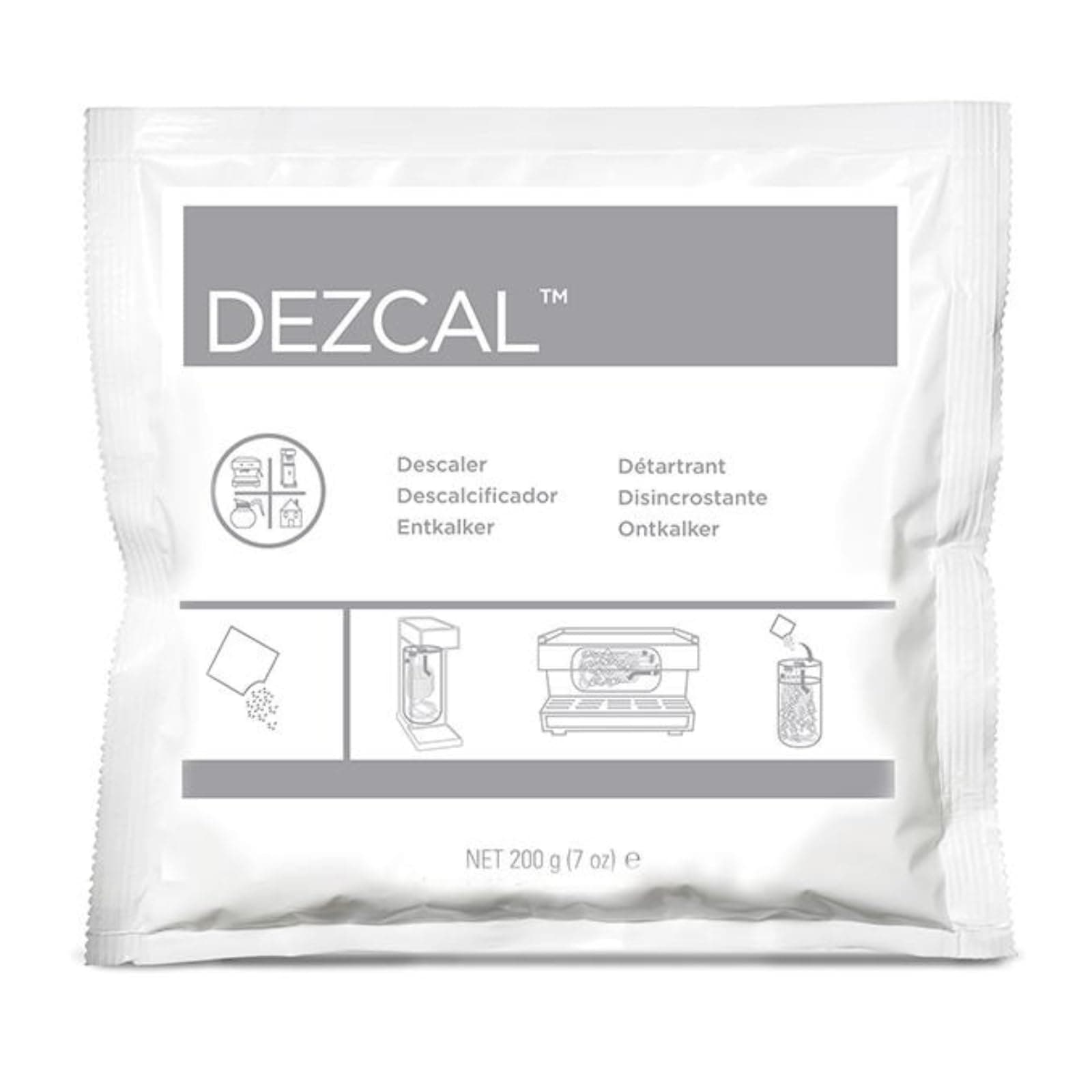 Urnex Dezcal Activated Scale Remover - 7 oz - For Use on Commercial Boilers and Heating Elements of Coffee and Espresso Equipment