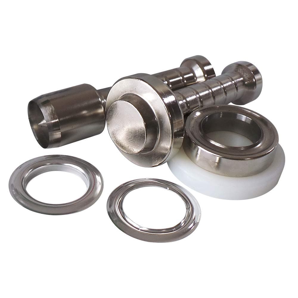 Easy Graphic Curtain eyelets Punch Tools with 100 sets Stainless Steel eyelets in Silver colour