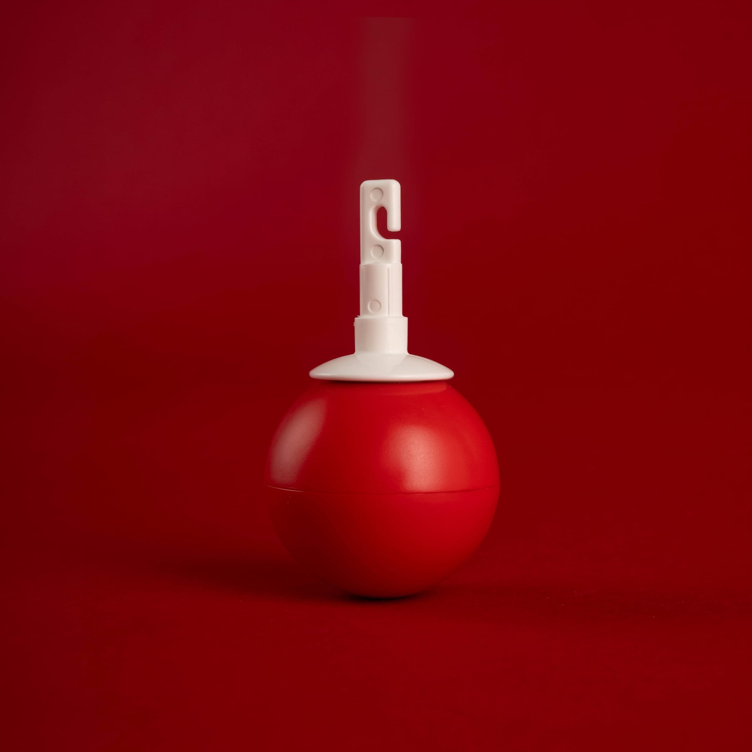 Ambutech Rolling Ball Cane Tip - Hook Style - Red, Works on The NO-JAB® Ambutech Cane. Quality Makes a World of Difference