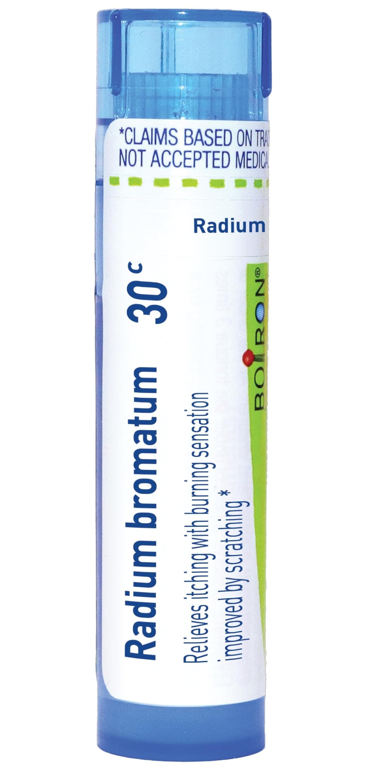 Boiron Radium Bromatum 30C for Itching with Burning Sensation Improved by Scratching - 80 Pellets