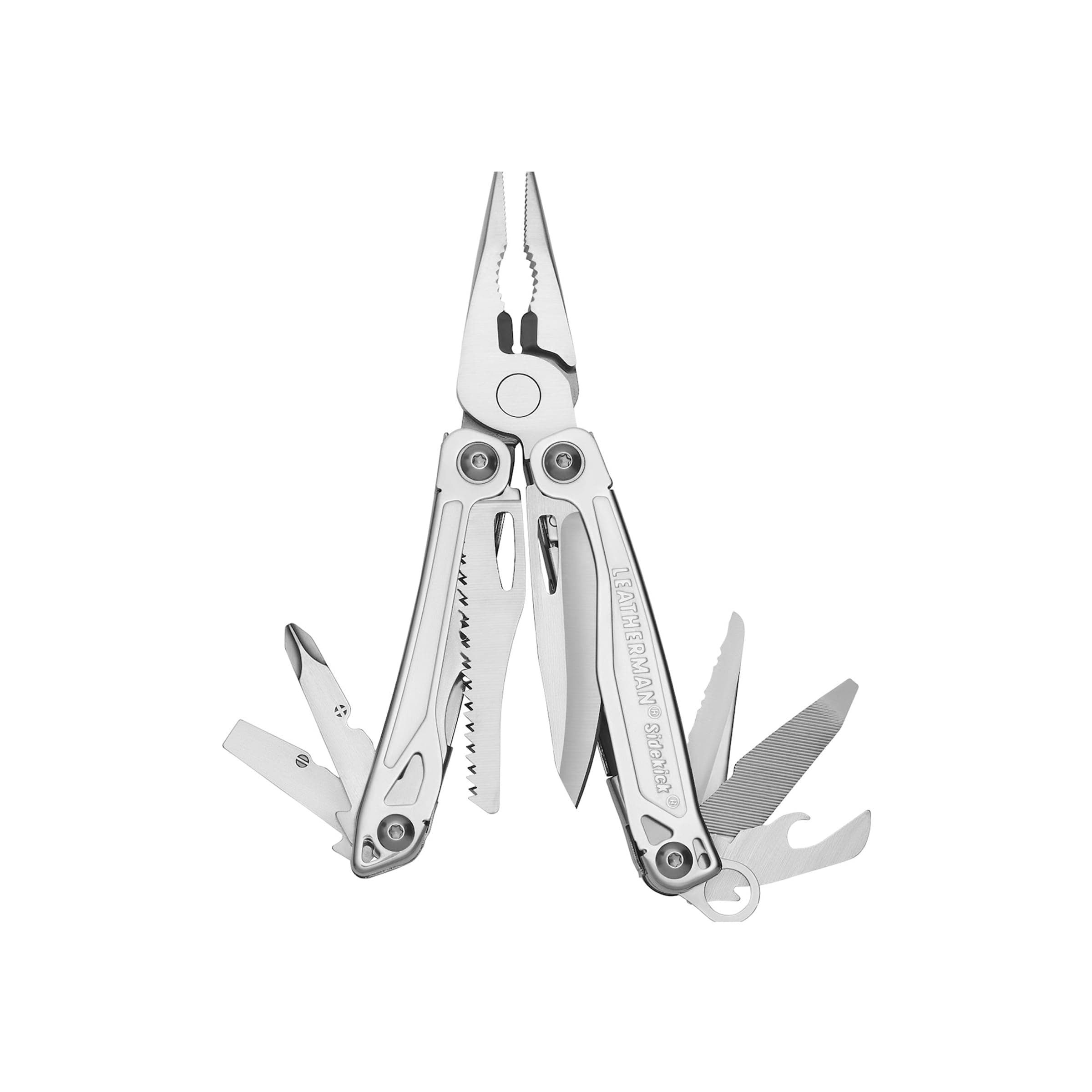 Sidekick Pocket Size Multitool with Spring-Action Pliers and Saw, Stainless Steel