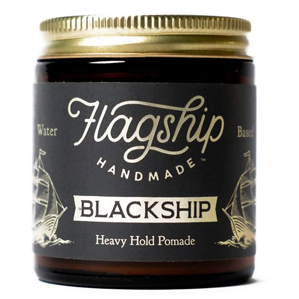 Flagship Pomade Co. Black Ship Heavy Water Based Pomade 4oz