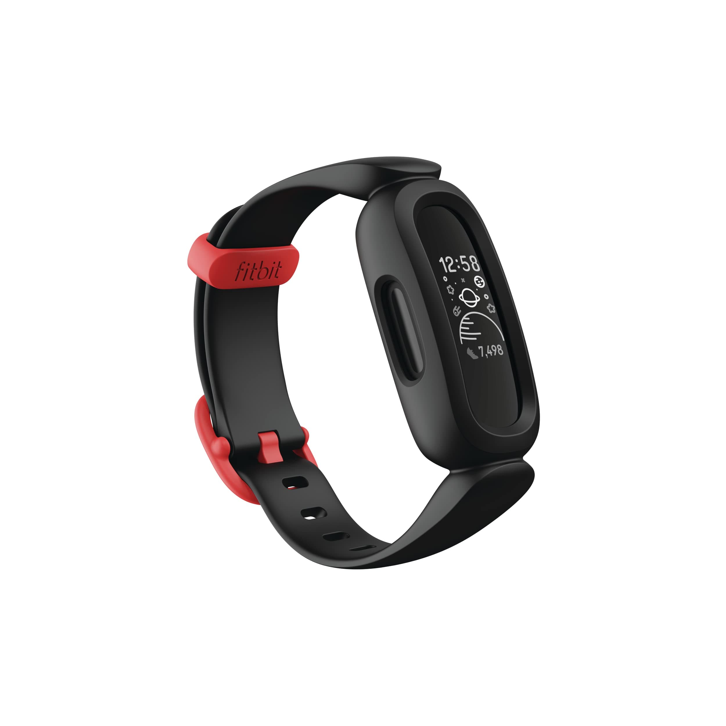 Ace 3 Activity-Tracker for Kids 6+ One Size, Black/Racer Red
