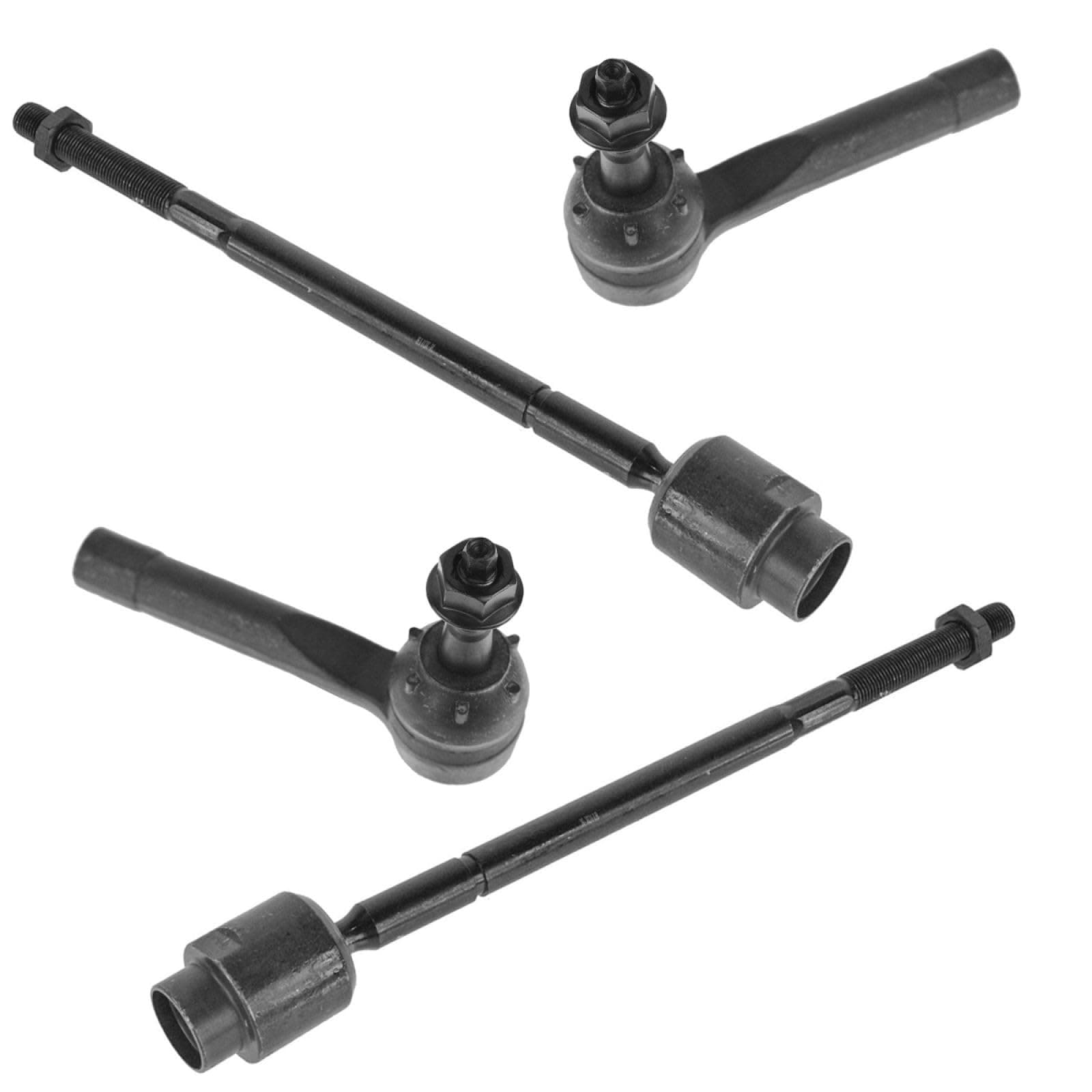 Front Inner & Outer Tie Rod Kit Set of 4 Compatible with Chevy Impala Pontiac Grand Prix