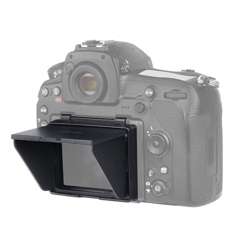 Nikon D850 LCD Screen Sun Shield Hood,Removable Pop-up Sun Shade Camera LCD Hood and Foldable Screen Protector for Nikon D850
