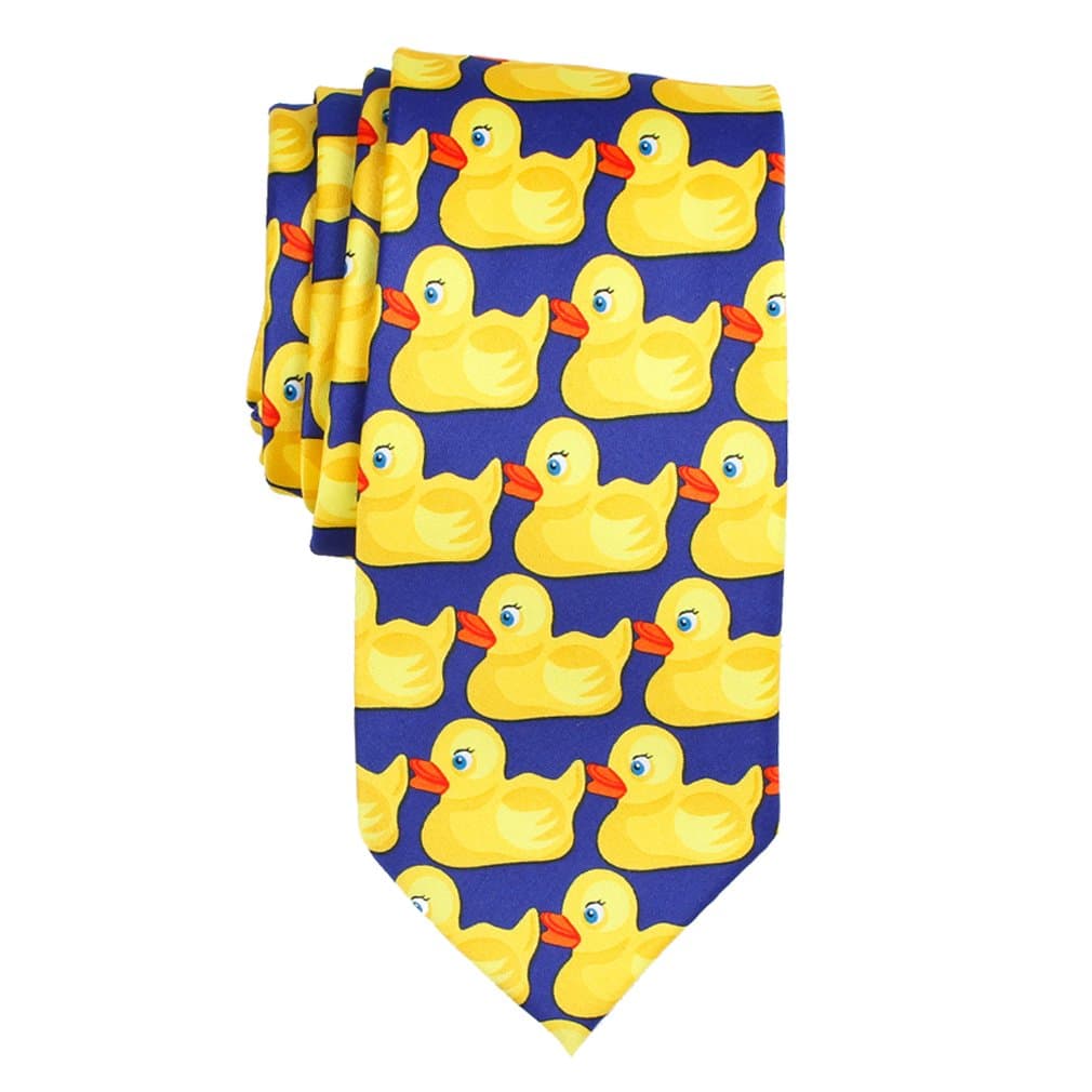 Rubbery Duck Necktie - Barney's Ducky Tie