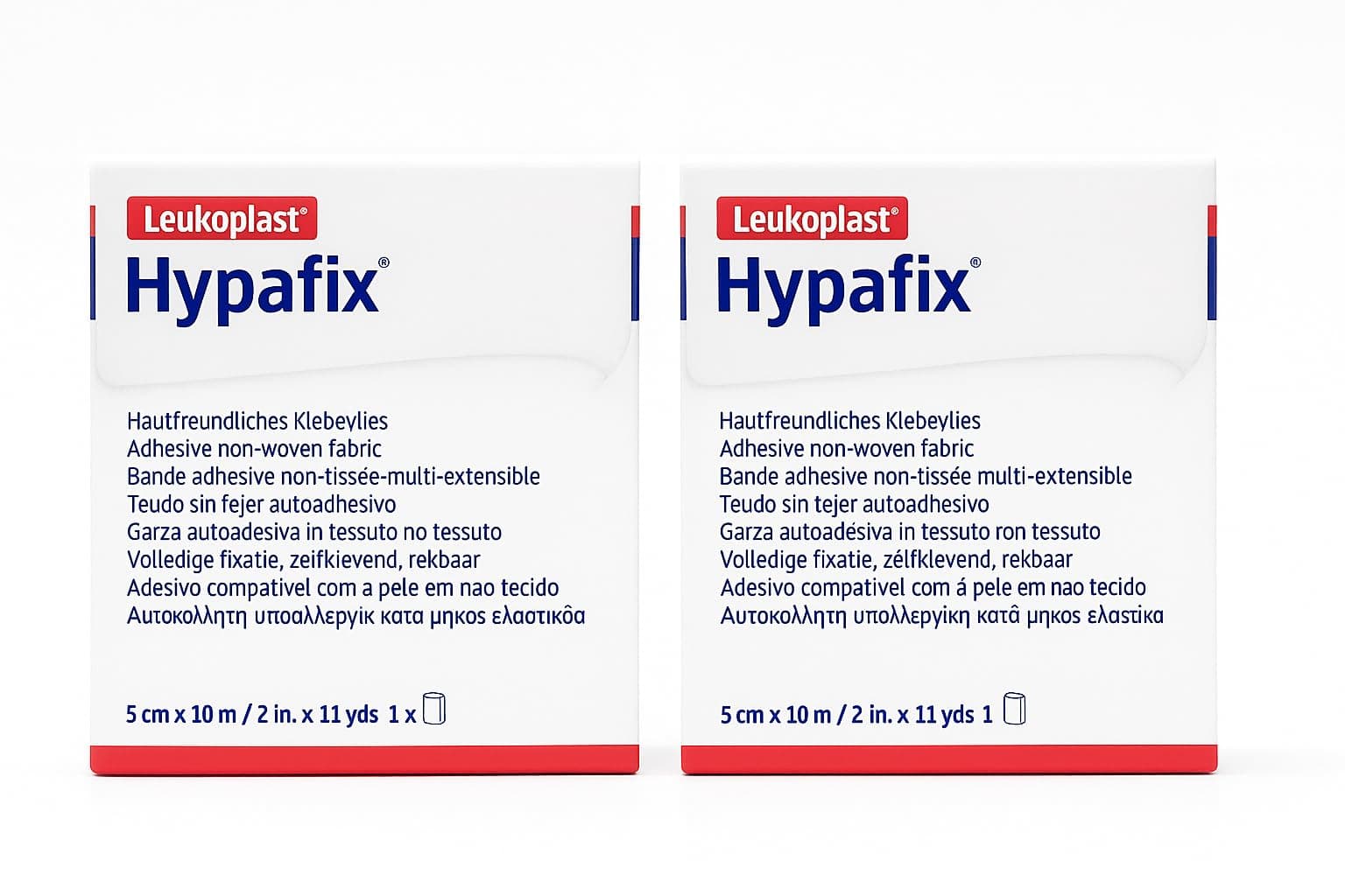 Hypafix Dressing Fixation Tape 5cm x 10m x 2 Rolls