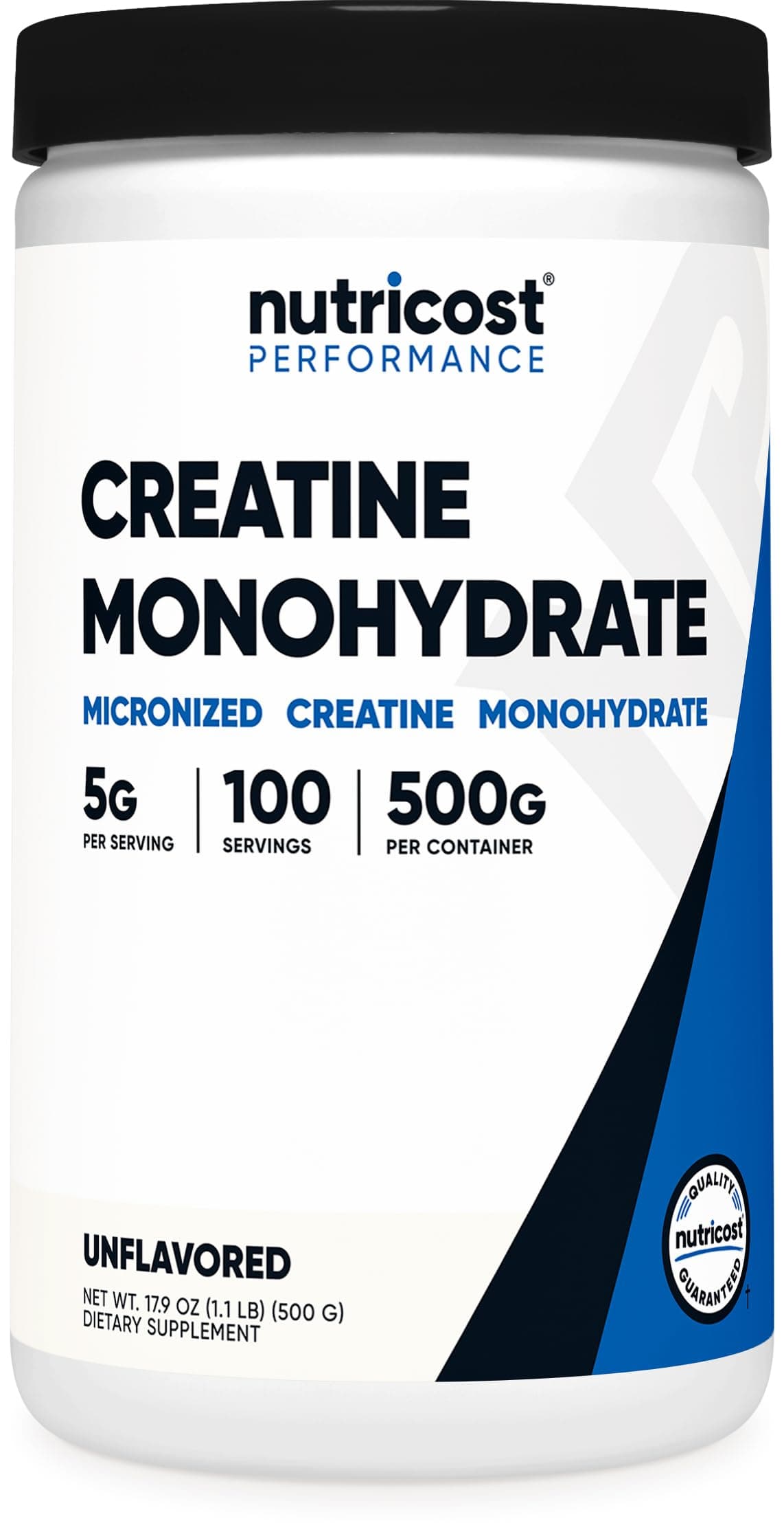Creatine Monohydrate Micronized Powder 500G, 5000mg Per Serv (5g) - 100 Servings, 17.9 Oz