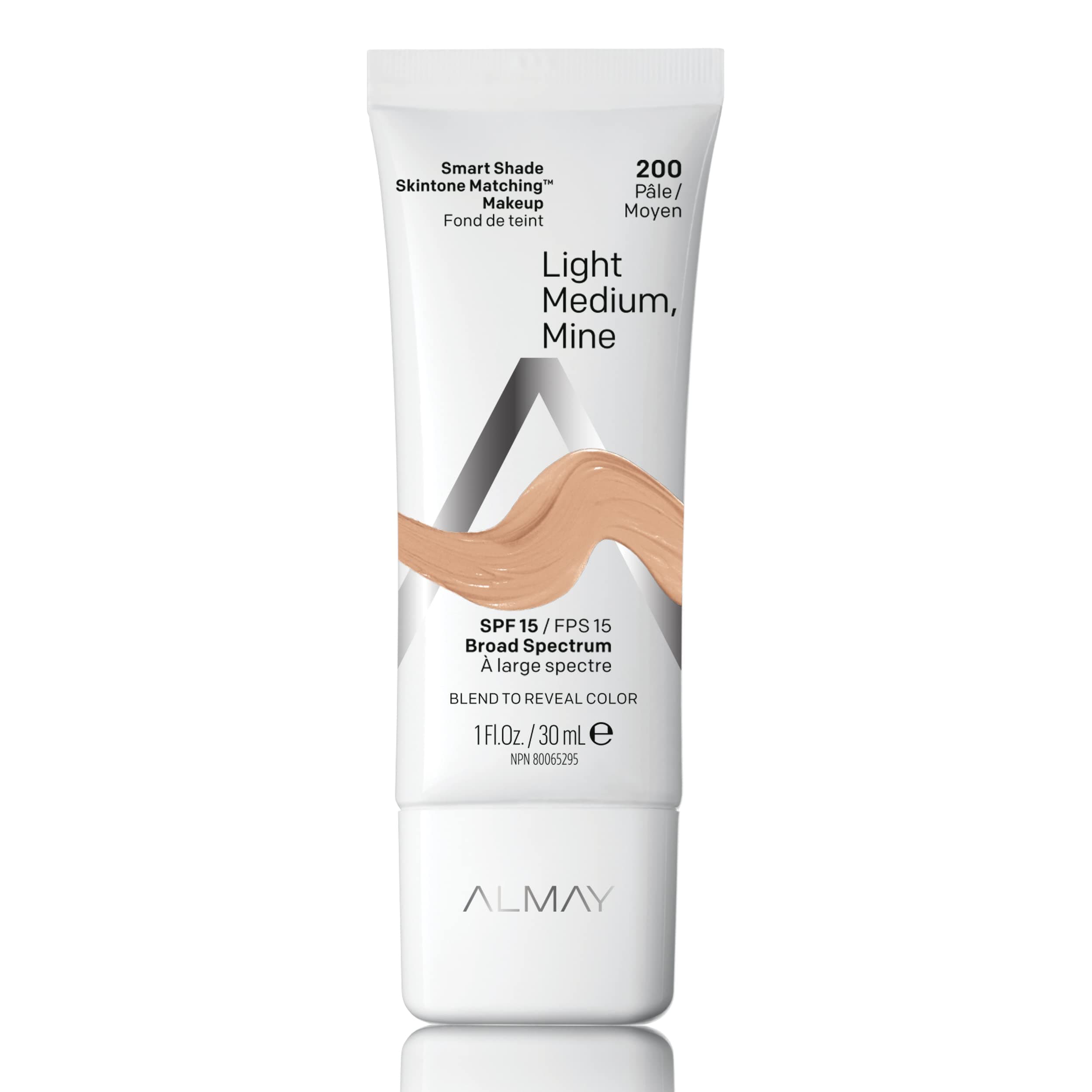 Almay Smart Shade Makeup SPF 15 Foundation Makeup 1fl oz (200 light/medium by Almay Cosmetics