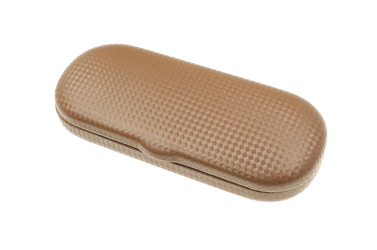 Complex Eyeglasses Case for Small to Medium Frames in Black, Brown, Navy, and Red