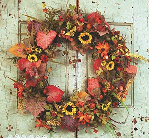 Autumn Solstice Fall Wreath For Doors