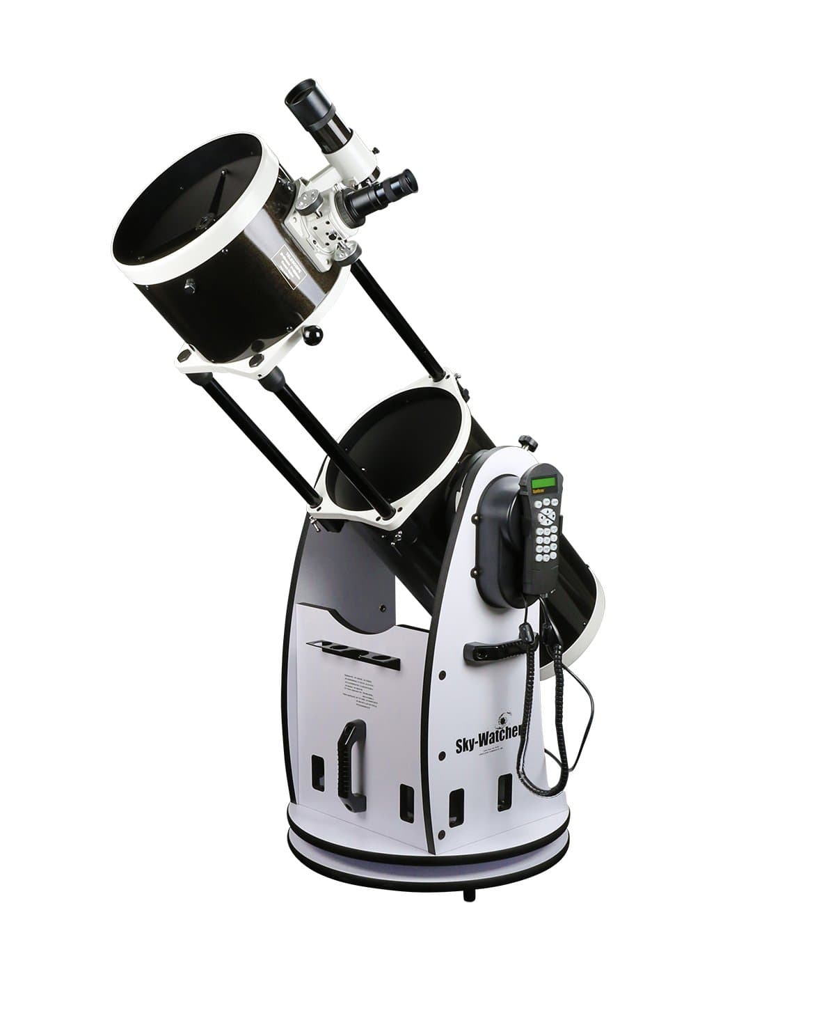 SkyWatcher Flextube 250 SynScan Dobsonian 10-inch Collapsible Computerized GoTo Large Aperture Telescope, White, (S11810)